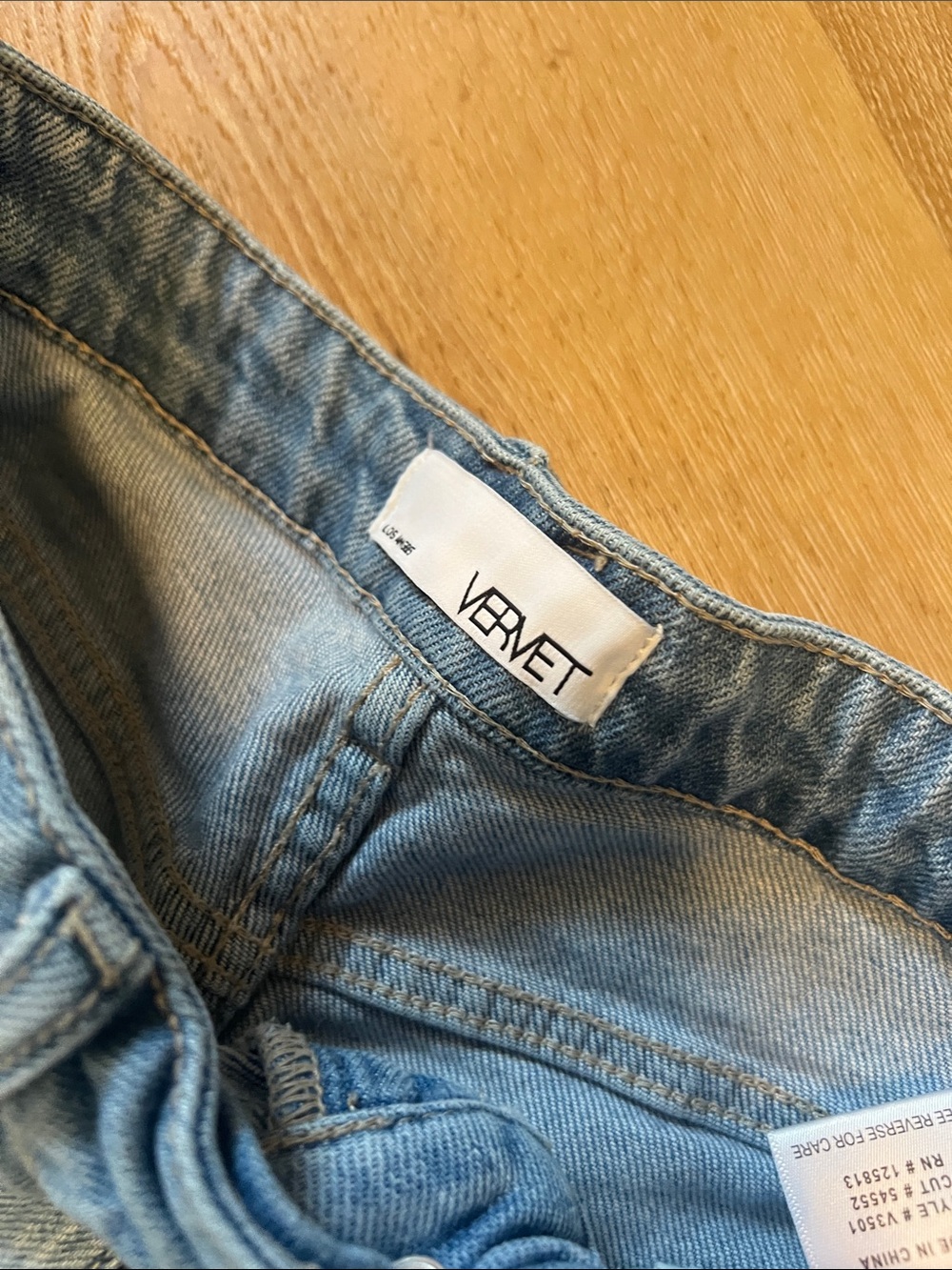 Vervet Women’s Light Blue High-Rise Jeans 26 - Picture 6 of 10